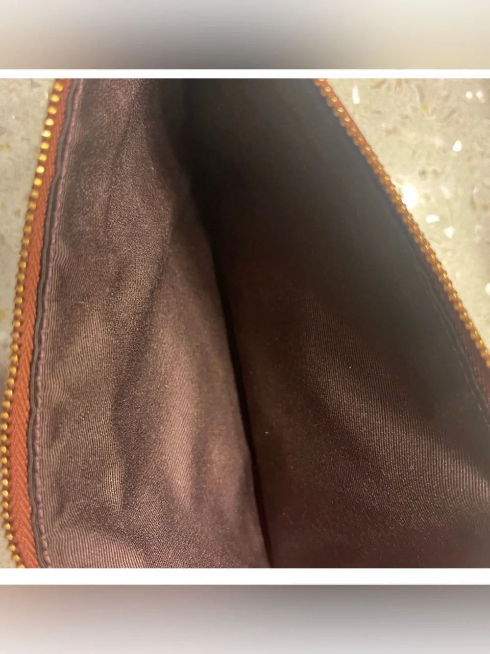 Coach Leather Travel Case